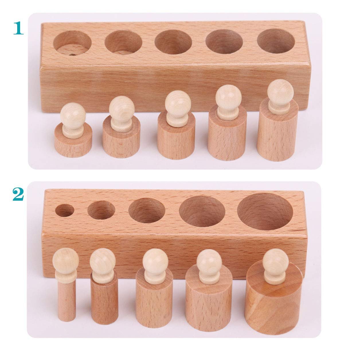 Cylindrical knobs Plain - Image 2