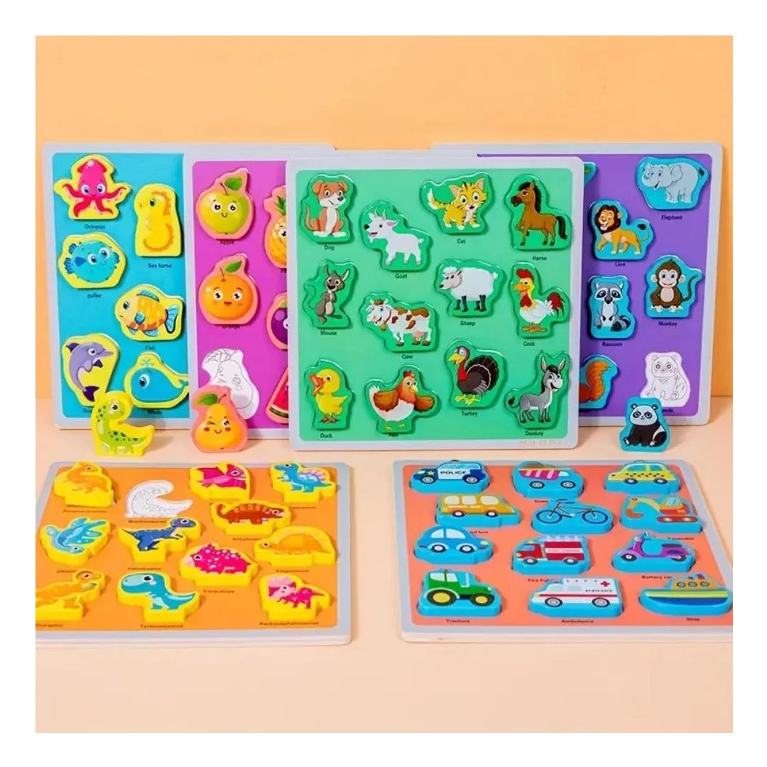 Single Piece Chunky Wooden Puzzle - Image 4