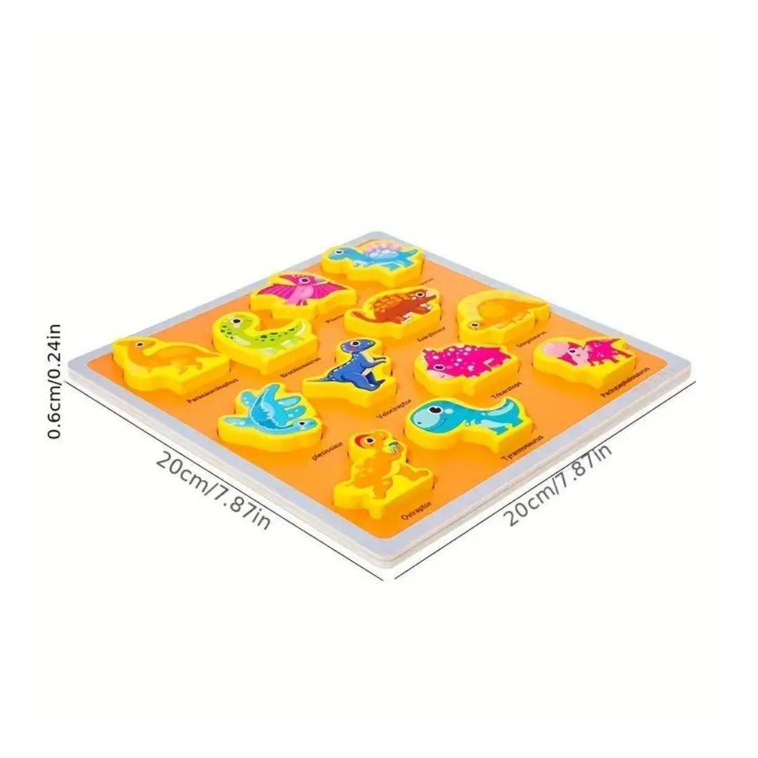 Single Piece Chunky Wooden Puzzle - Image 2