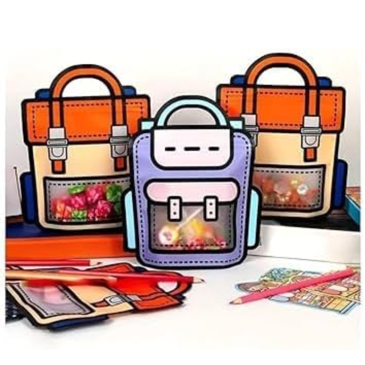 School Bag Pouch - Small Size (1 Pc) - Image 3
