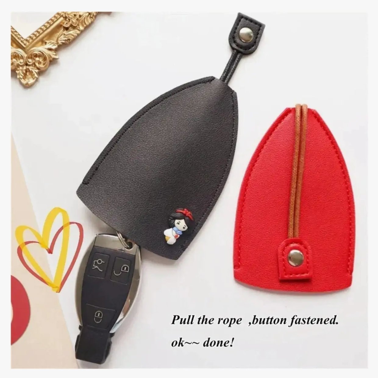 Leather Key Chain Holder - Image 3