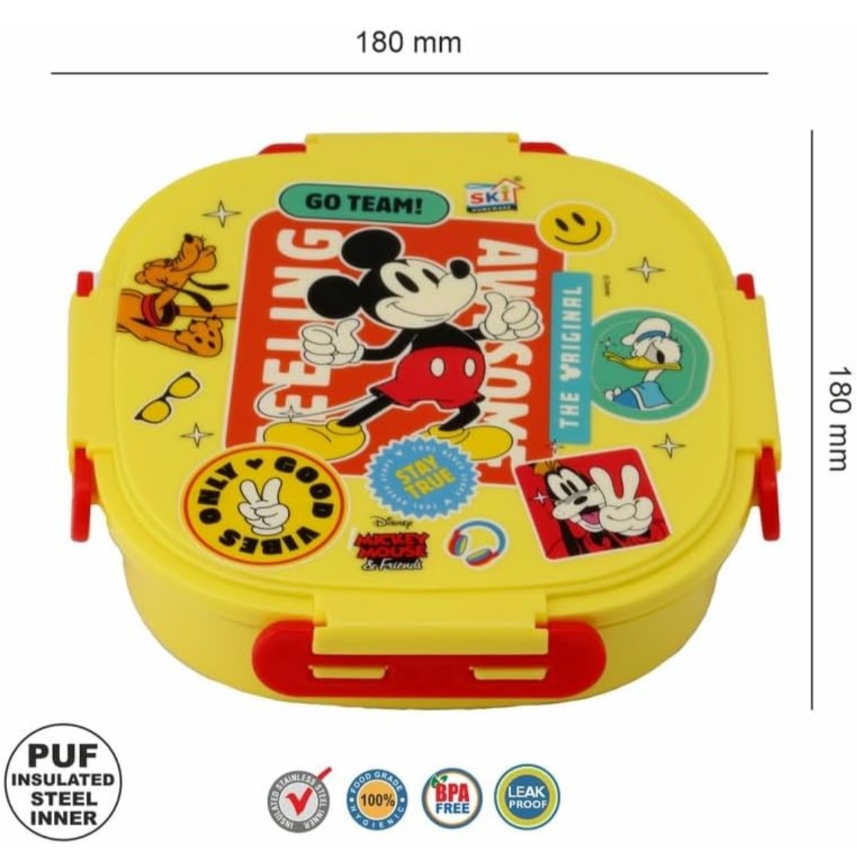 Insulated 3 grid Bento Lunch Box - Image 5