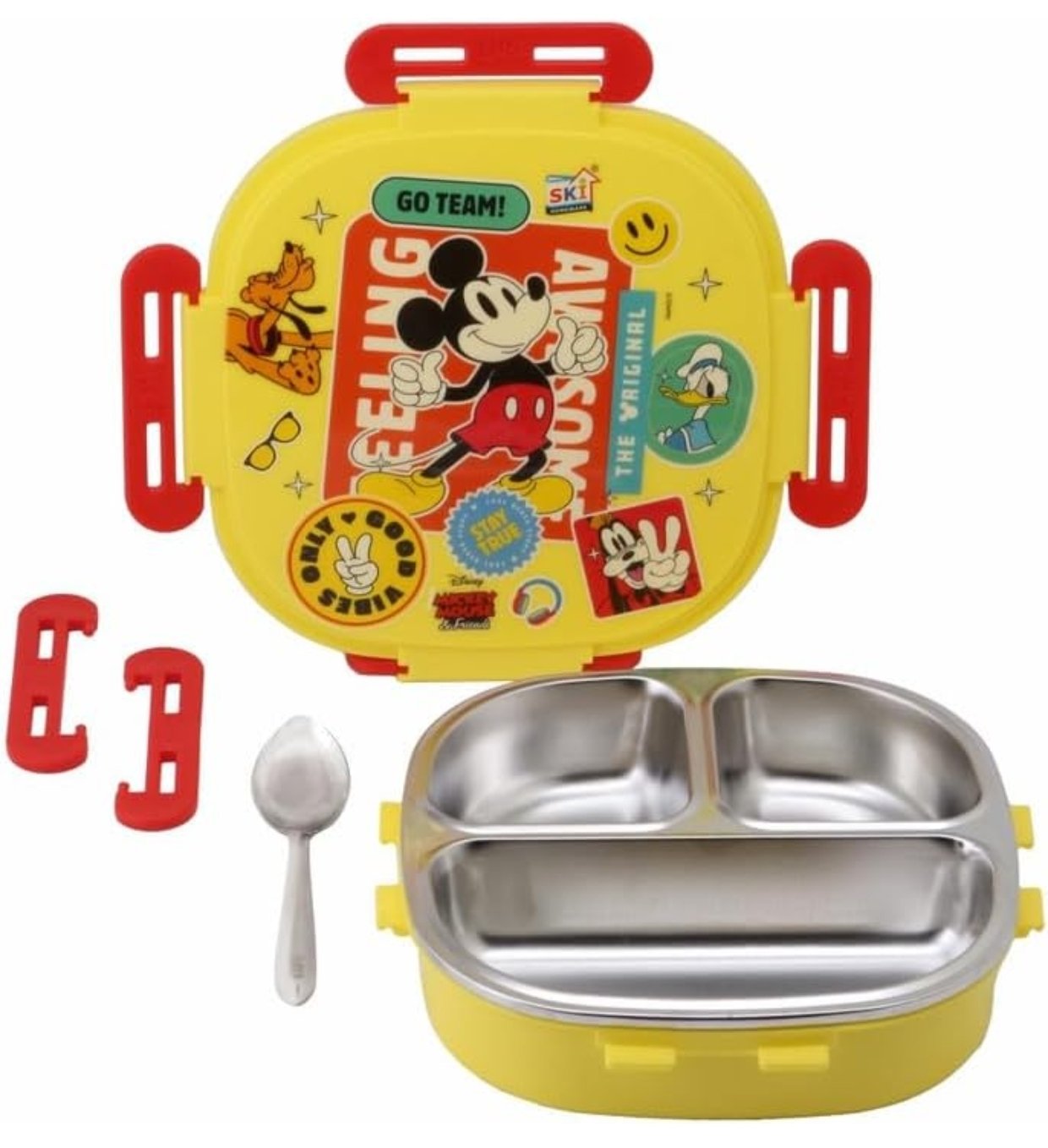Insulated 3 grid Bento Lunch Box - Image 4