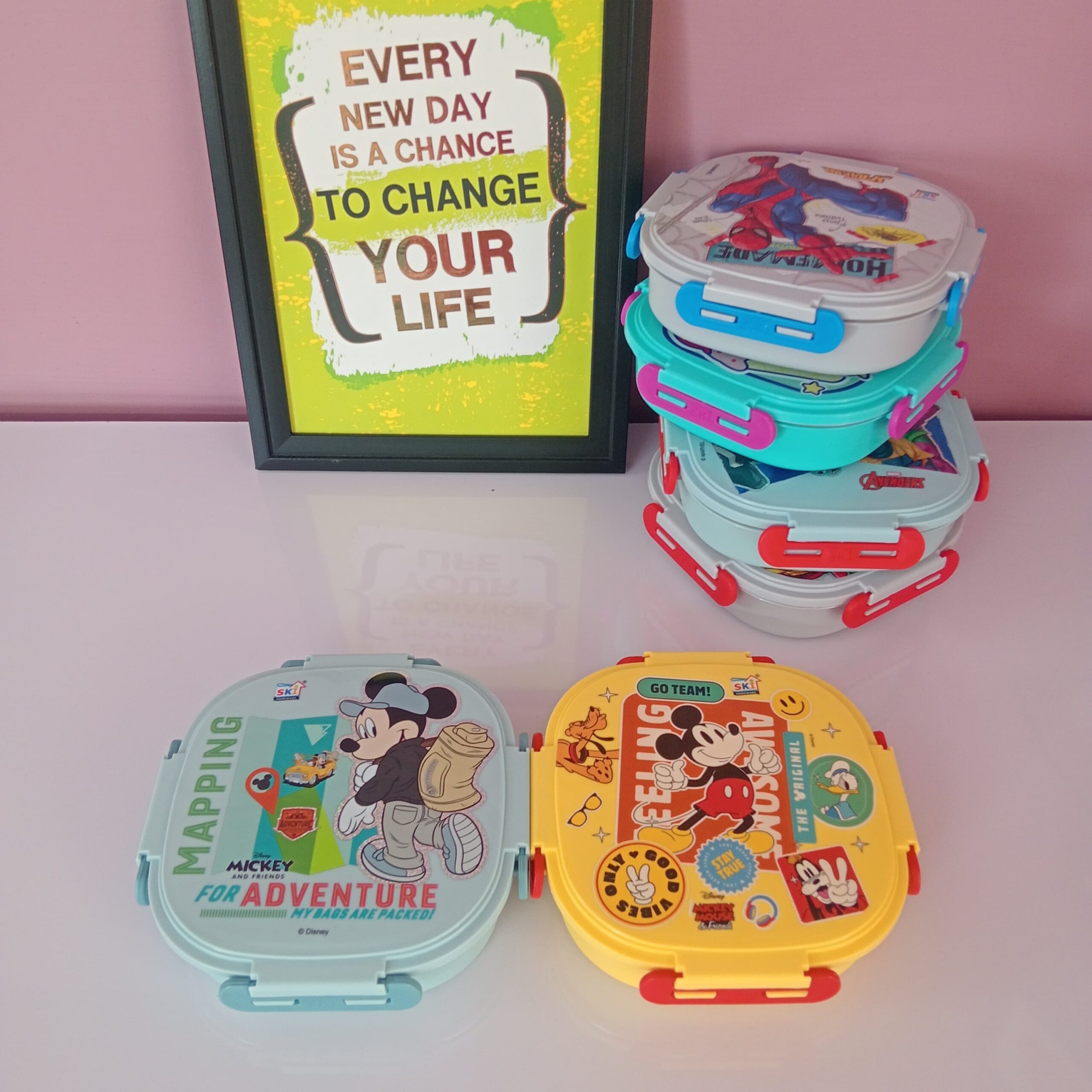 Insulated 3 grid Bento Lunch Box - Image 12