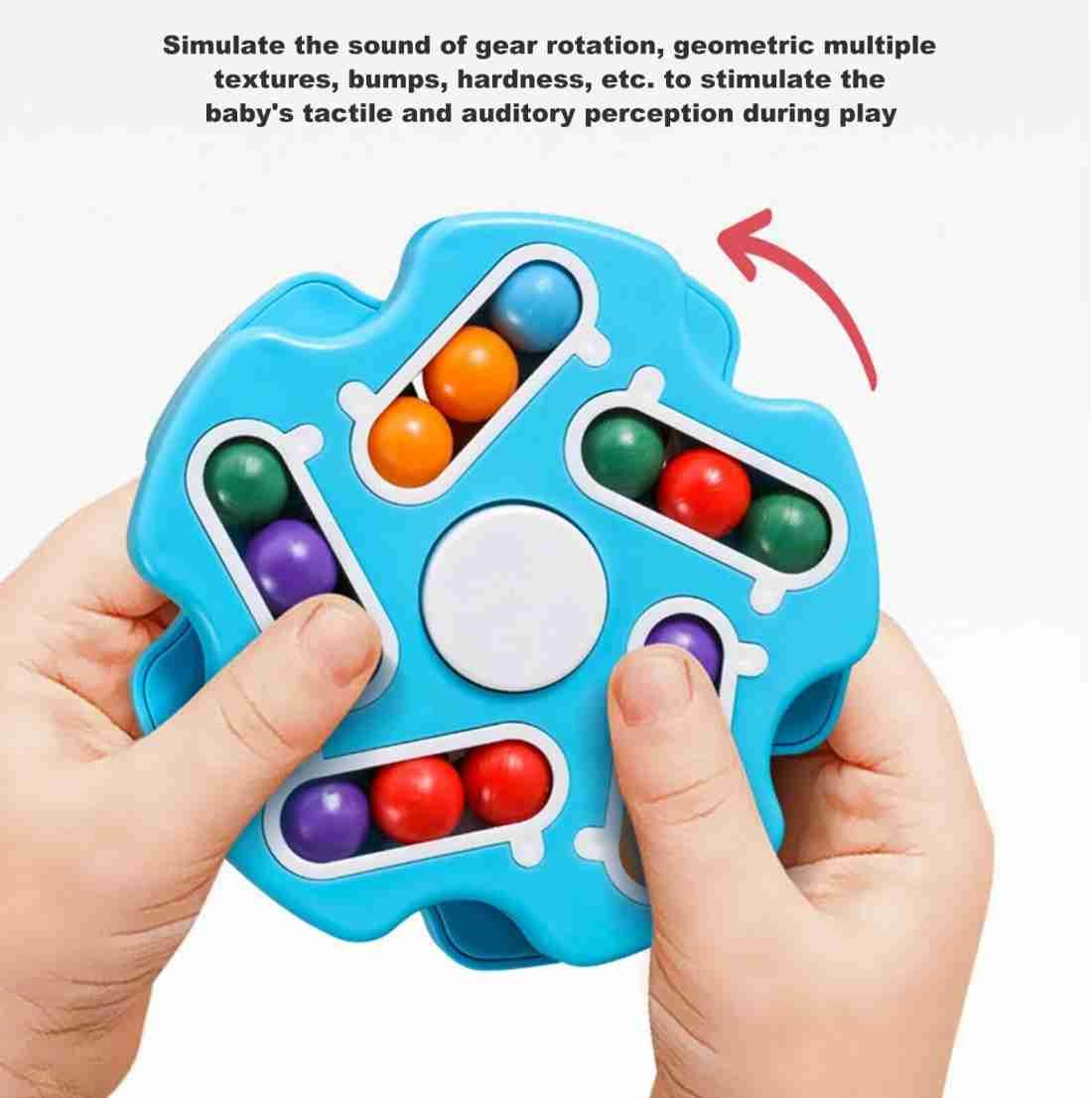 2 in 1 Rotating Magic Bean Cube Double flip Puzzle - Image 5