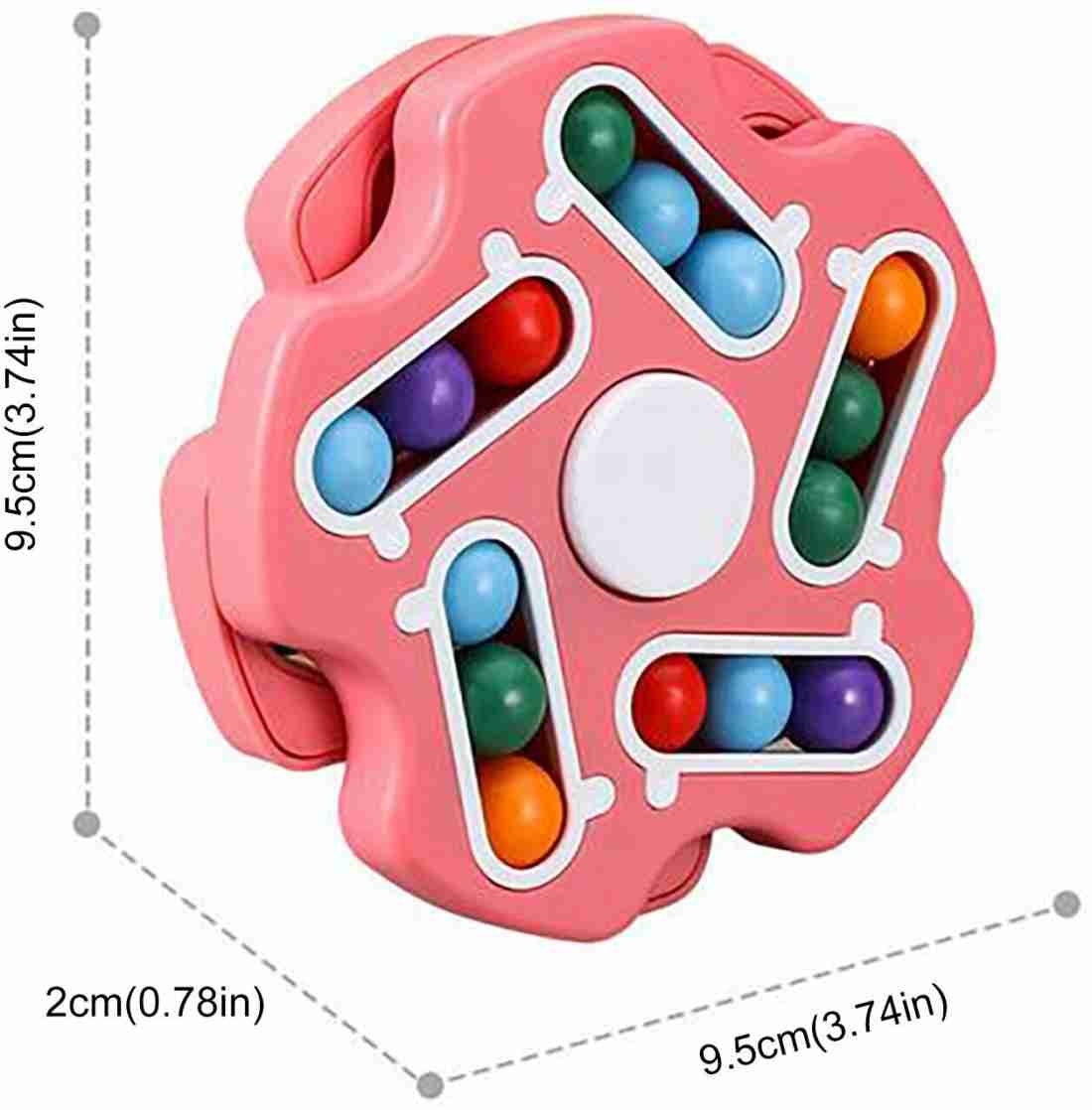 2 in 1 Rotating Magic Bean Cube Double flip Puzzle - Image 9