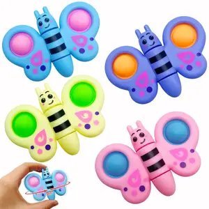 Butterfly Fidget Spinner with Pop It toysforlittleminds