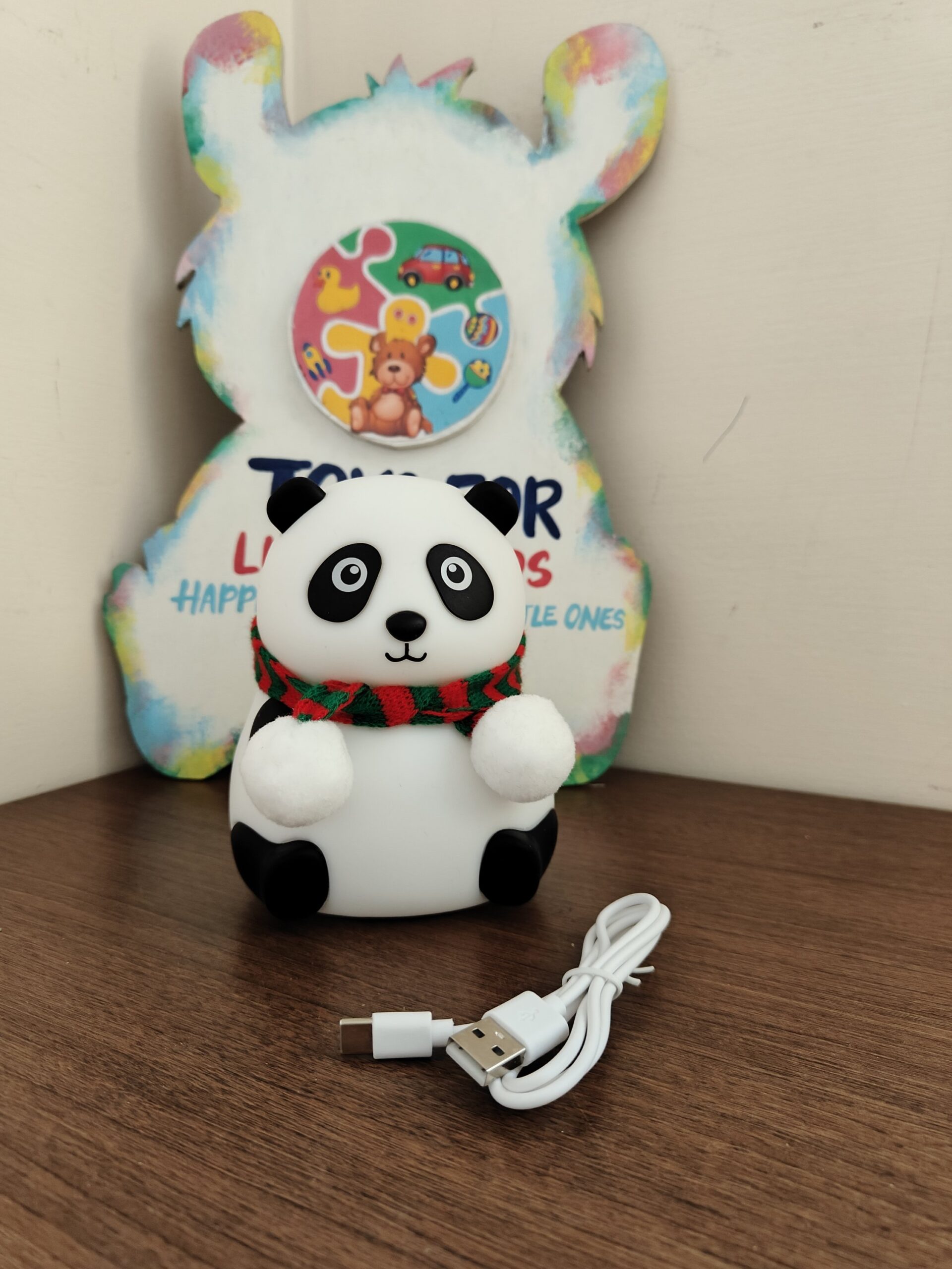 Silicon Panda Lamp - Color Changing - Image 4