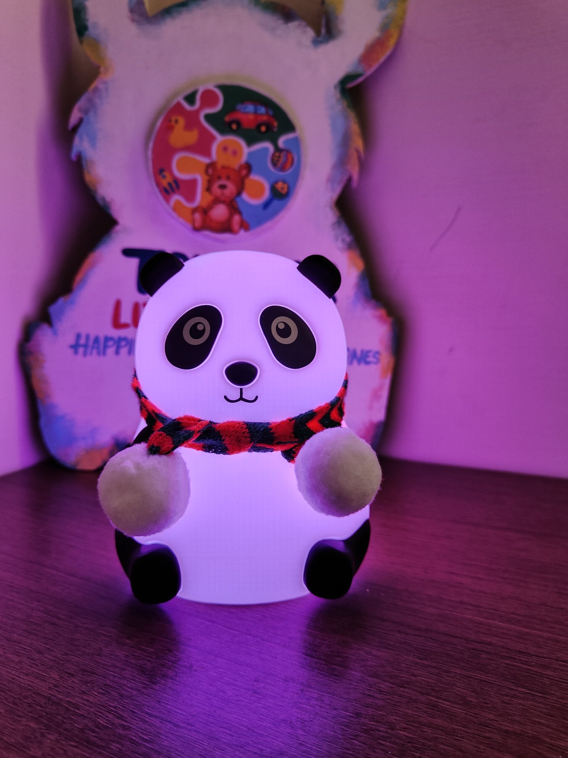 Silicon Panda Lamp - Color Changing - Image 2