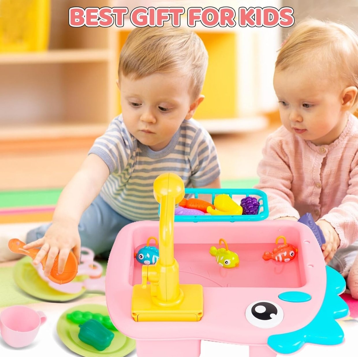 Dino Sink Set with Fishing - Image 8