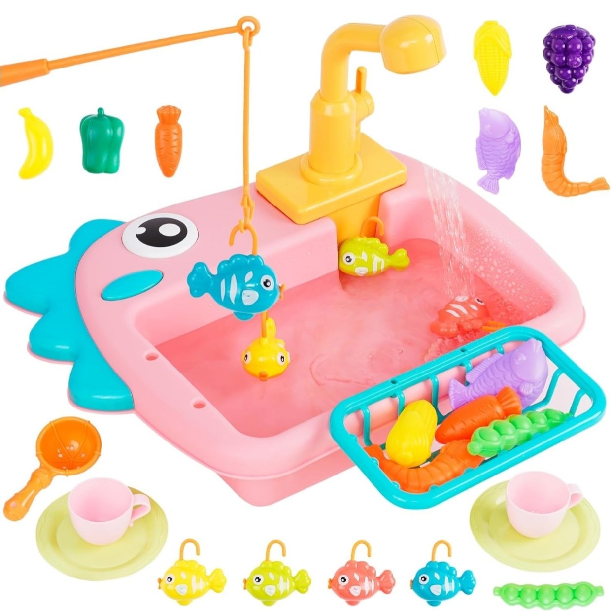 Dino Sink Set with Fishing - Image 2