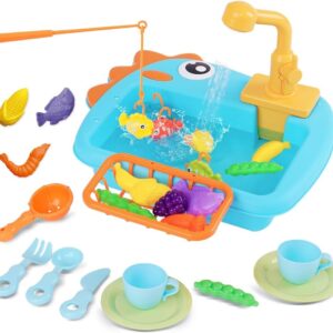 Dino Sink Set with Fishing