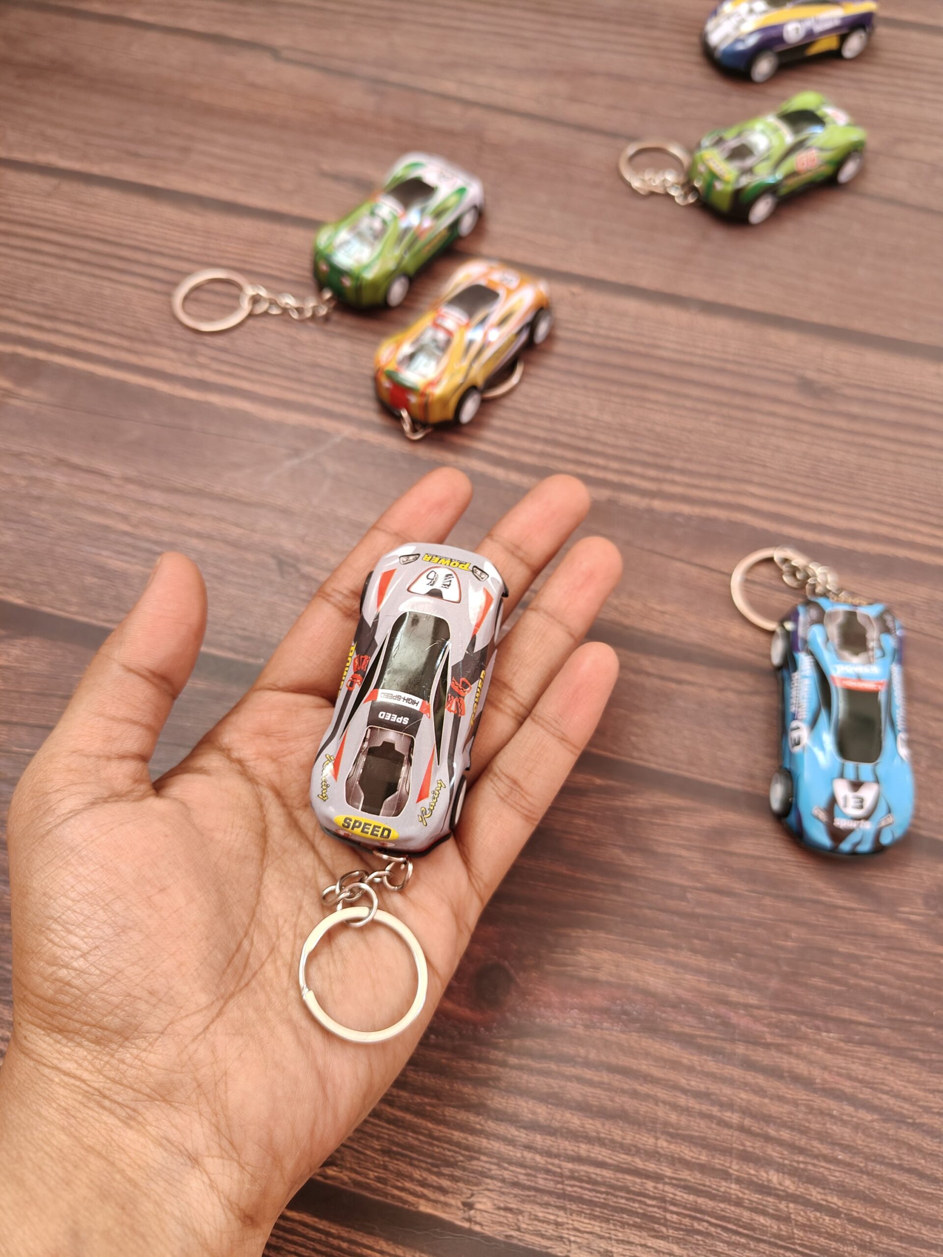 Mini Pullback Car Keychain - Image 4
