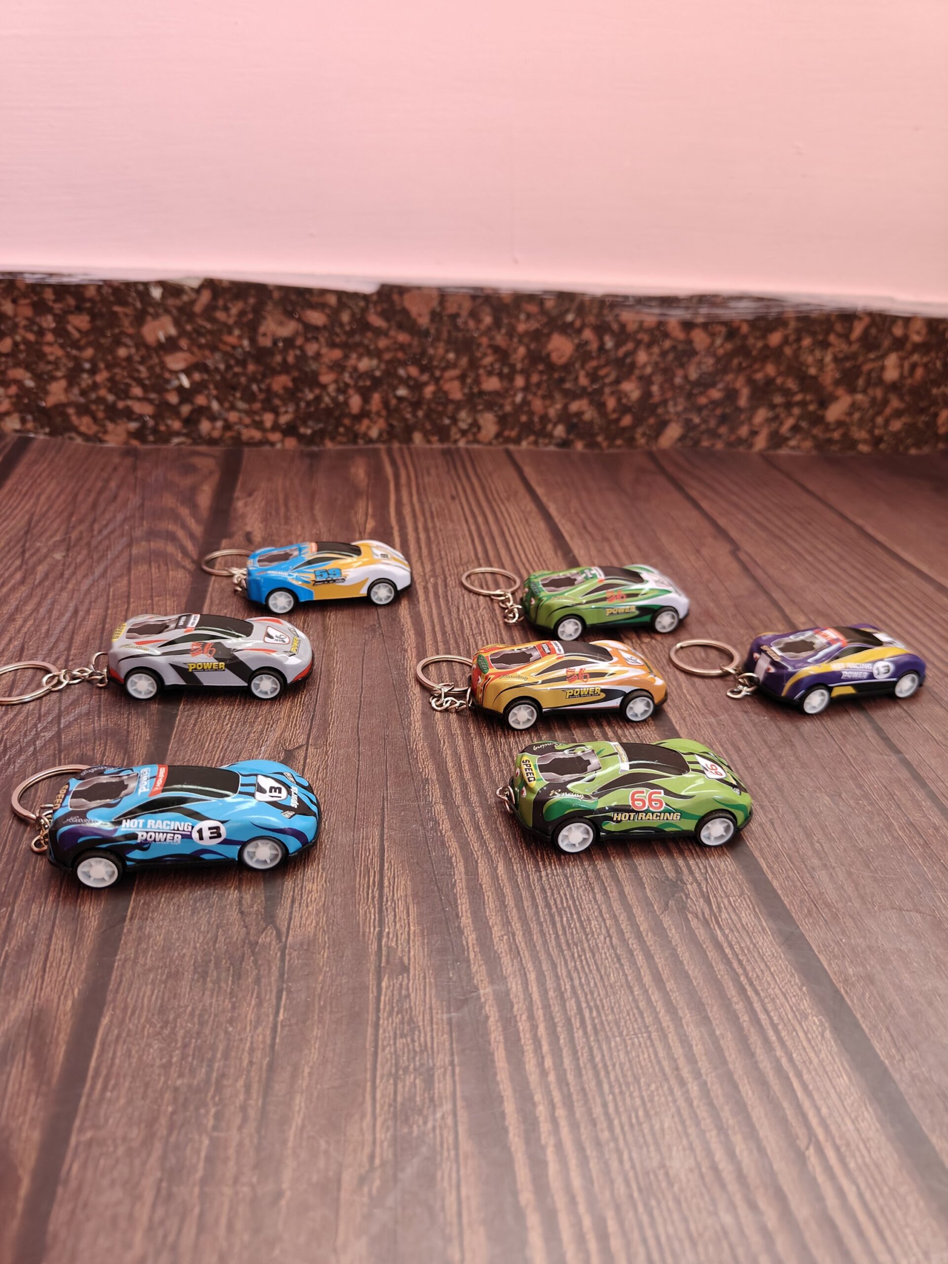 Mini Pullback Car Keychain - Image 2