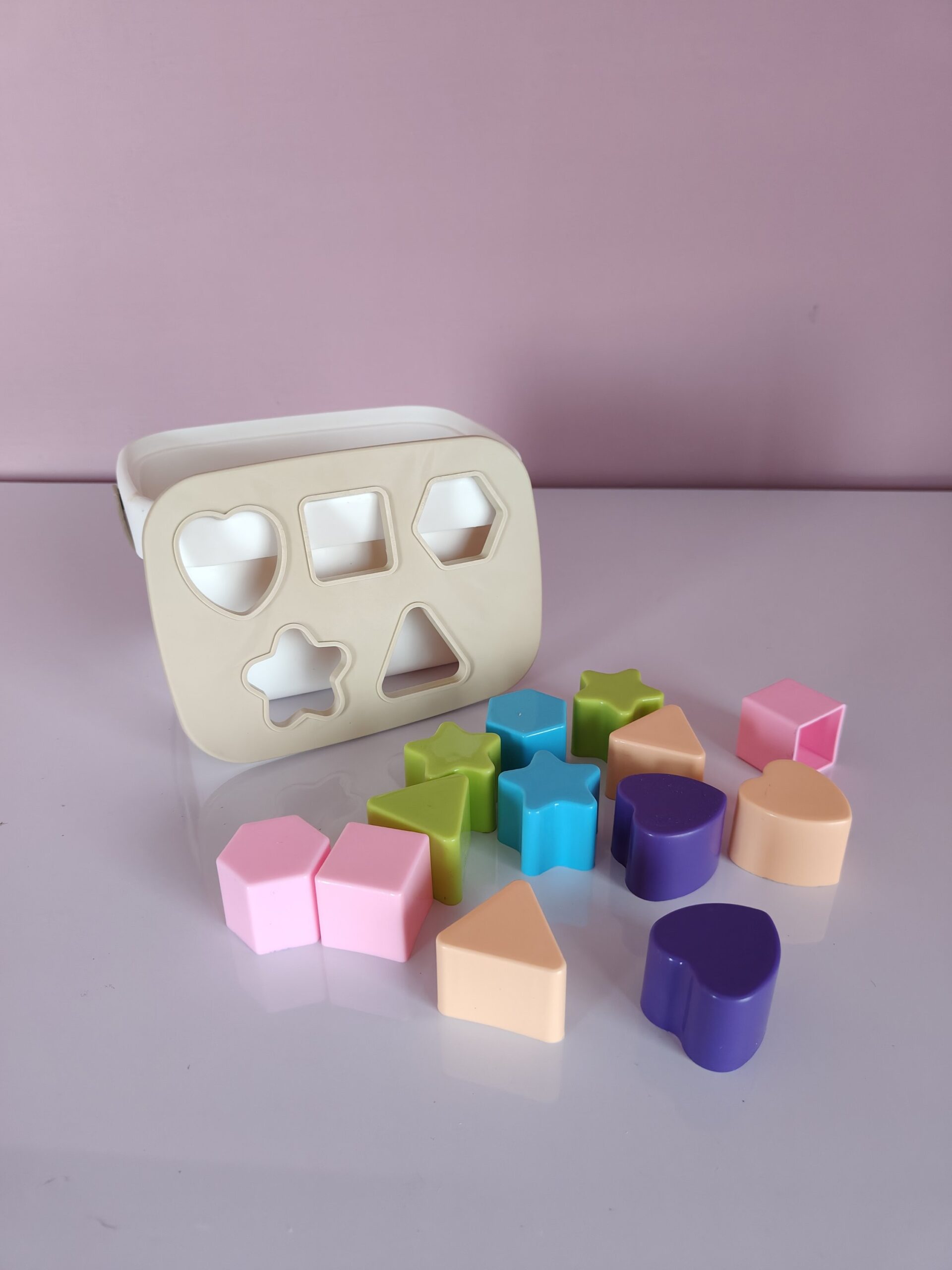 2 in 1 Shape Sorter With Gear Toy - Image 4