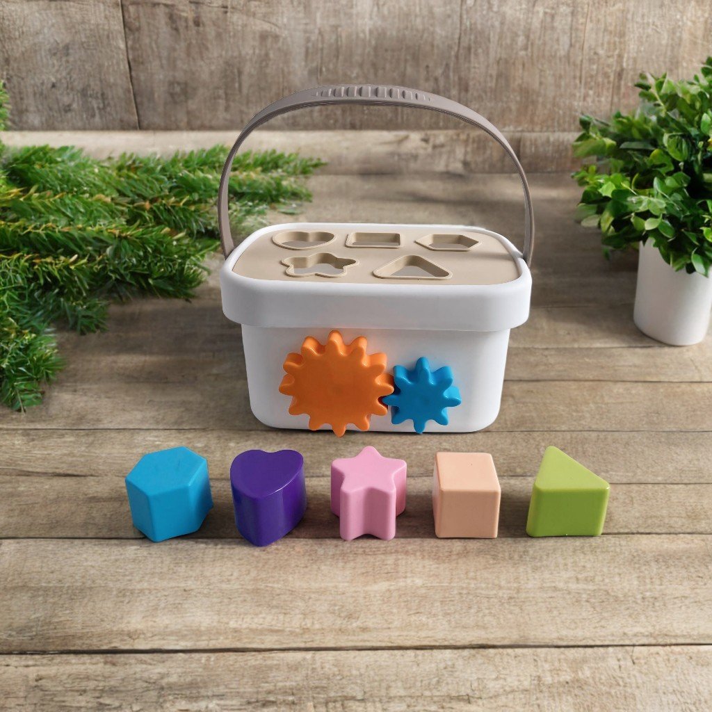 2 in 1 Shape Sorter With Gear Toy
