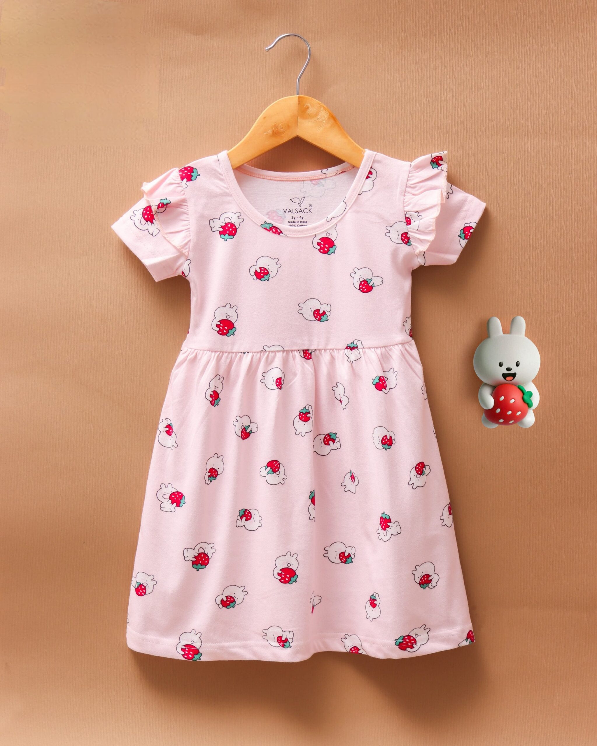 Kids Frock With Frill Sleeve - Image 4