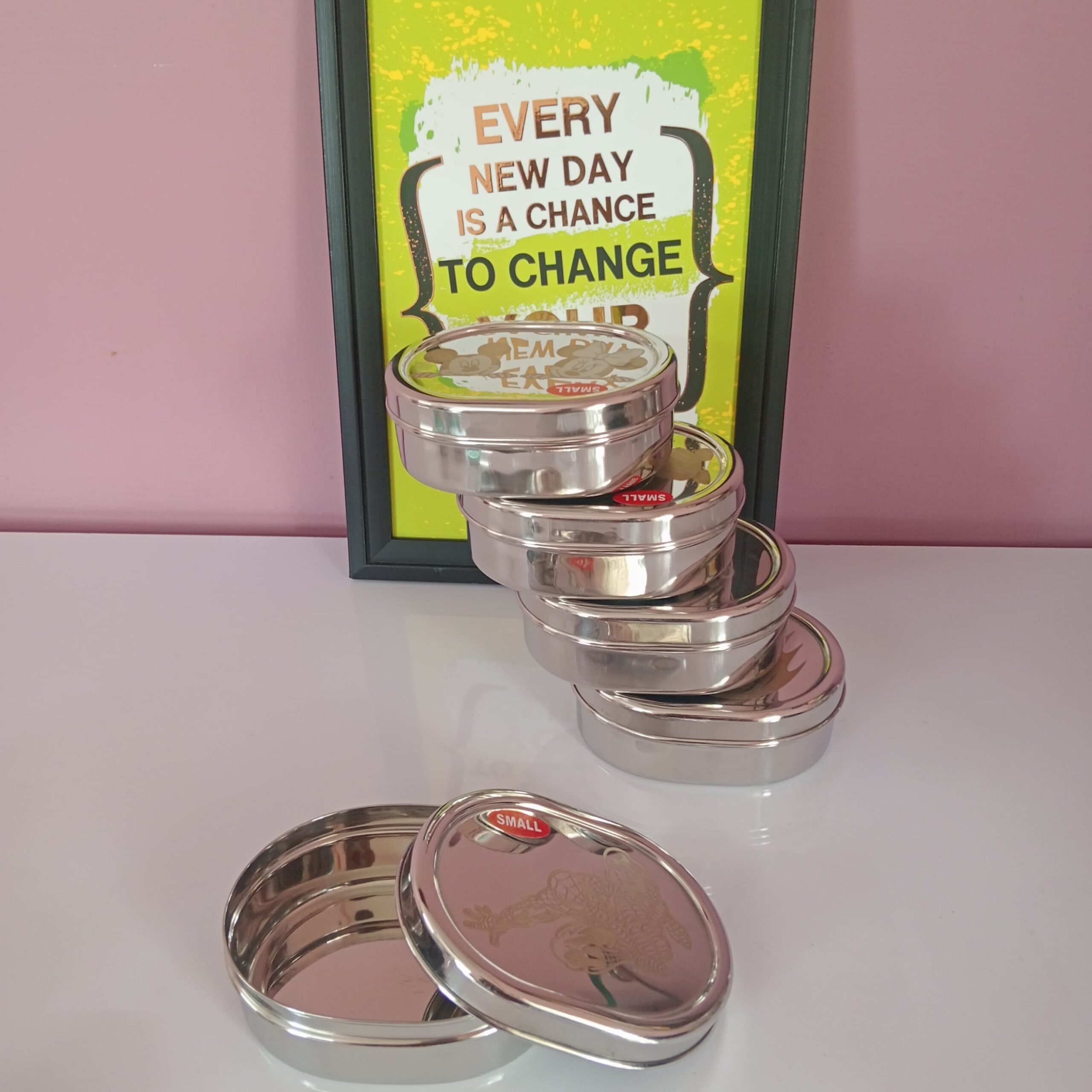 Stainless Steel Lunch or Snacks Boxes - Image 7
