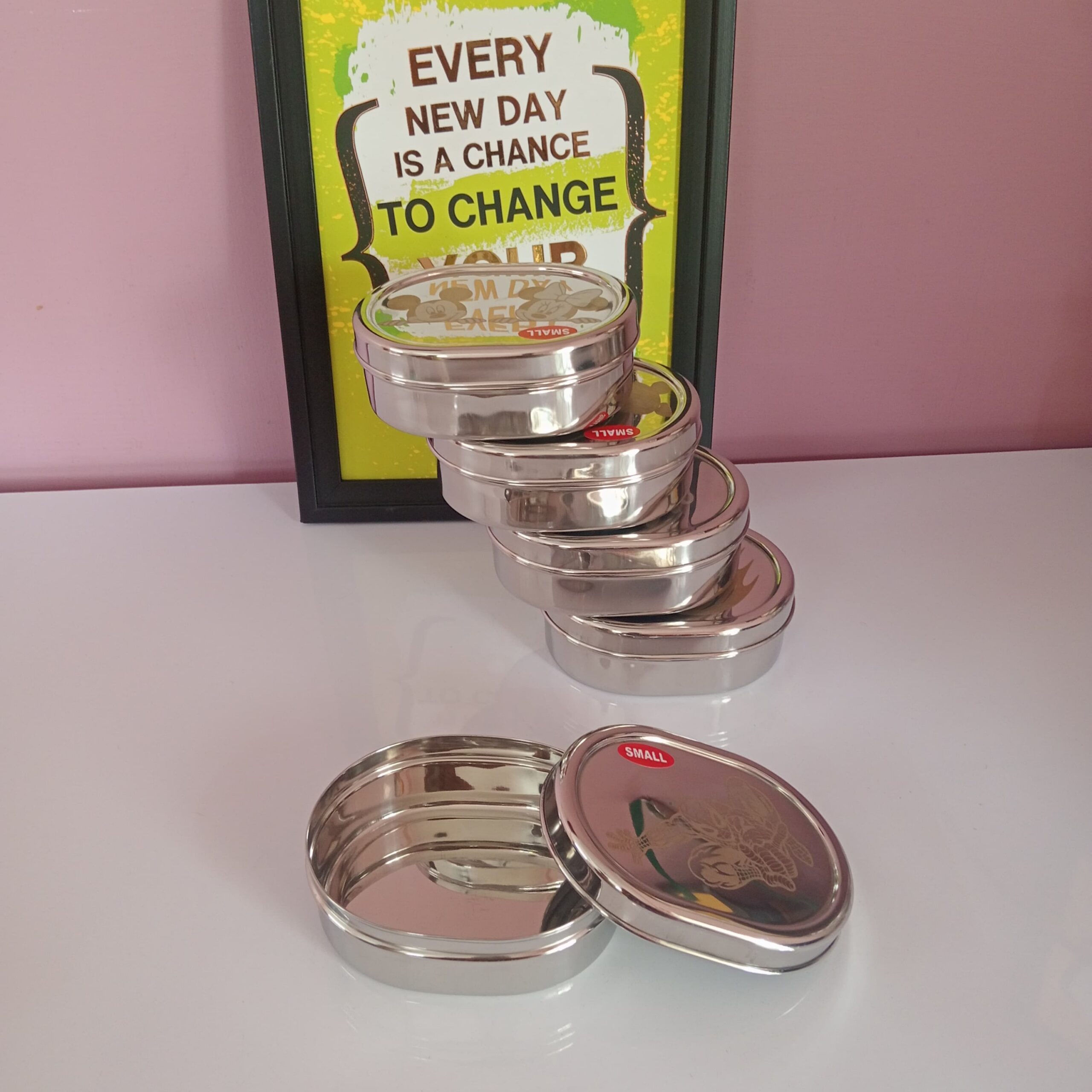 Stainless Steel Lunch or Snacks Boxes - Image 11