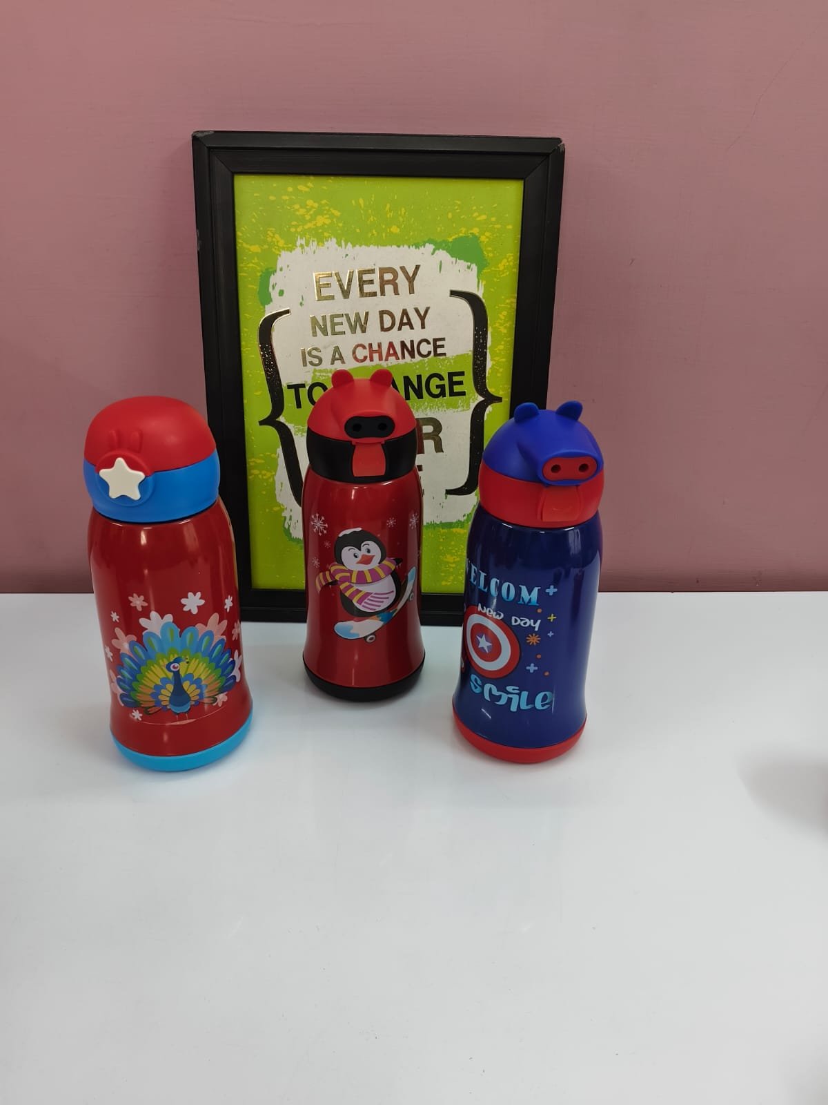 2 in 1 Vaccum cum Sipper Bottle with Bag - 550 ml