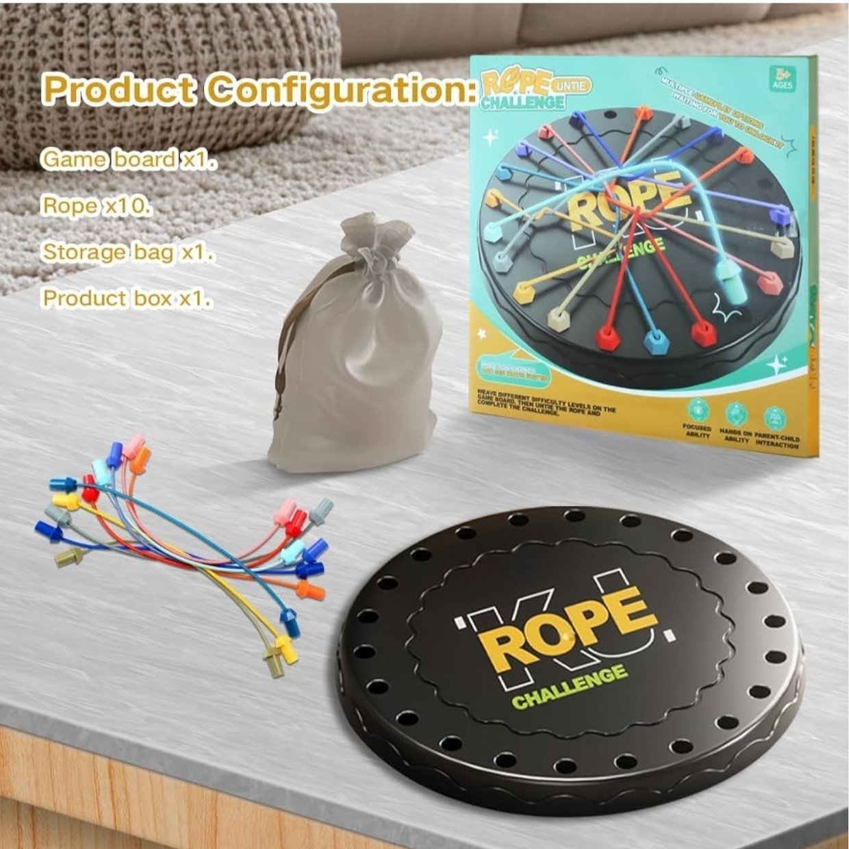 Brainy Knots - Rope Challenge Game - Image 3