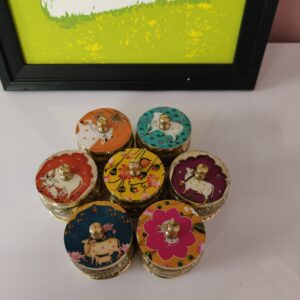 Pichwai Kumkum Box (1 piece)