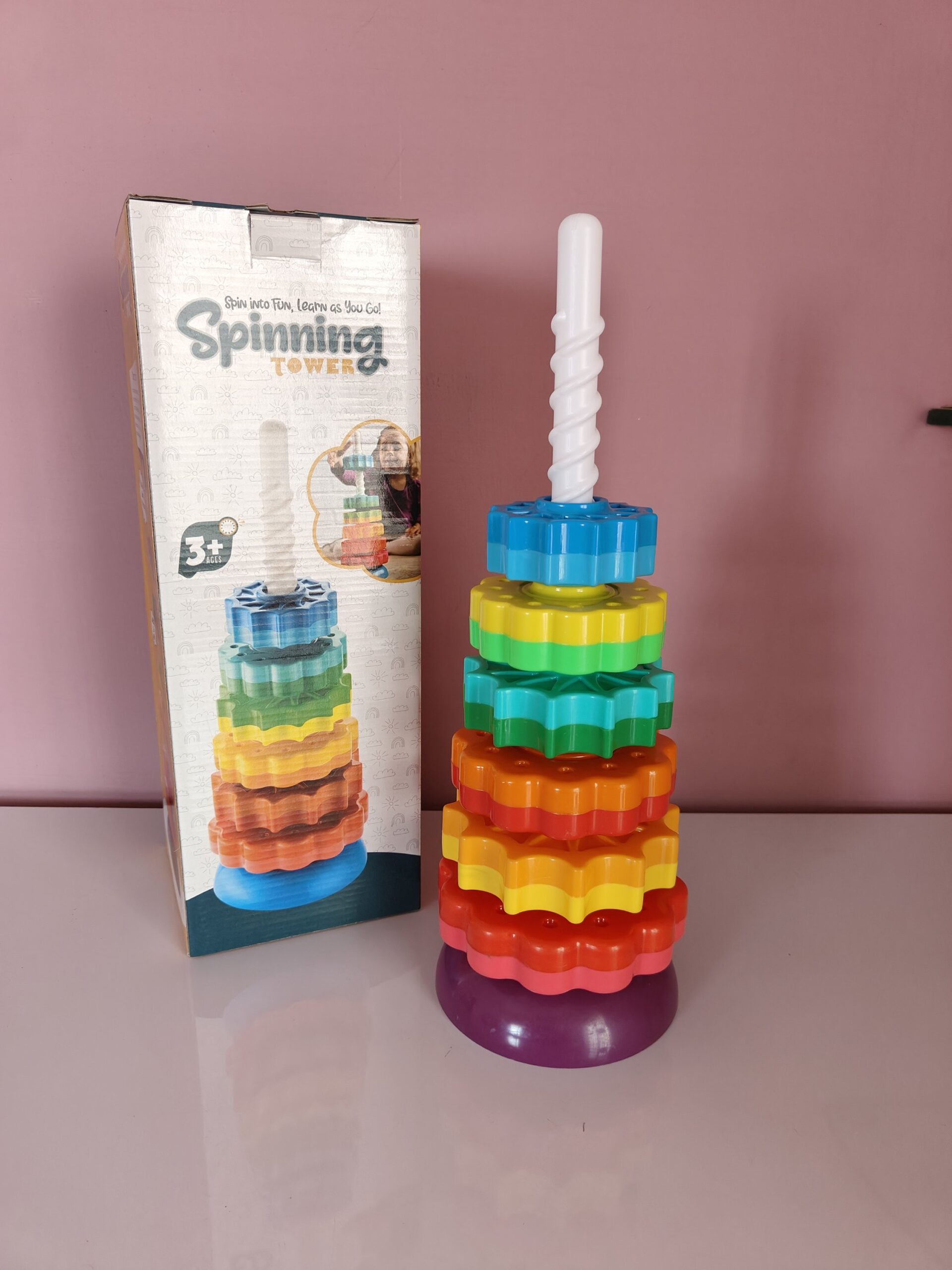 Spinning Rainbow Tower