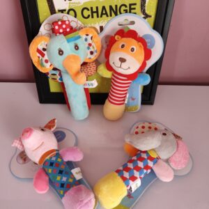 Soft Animal Rattle Toy