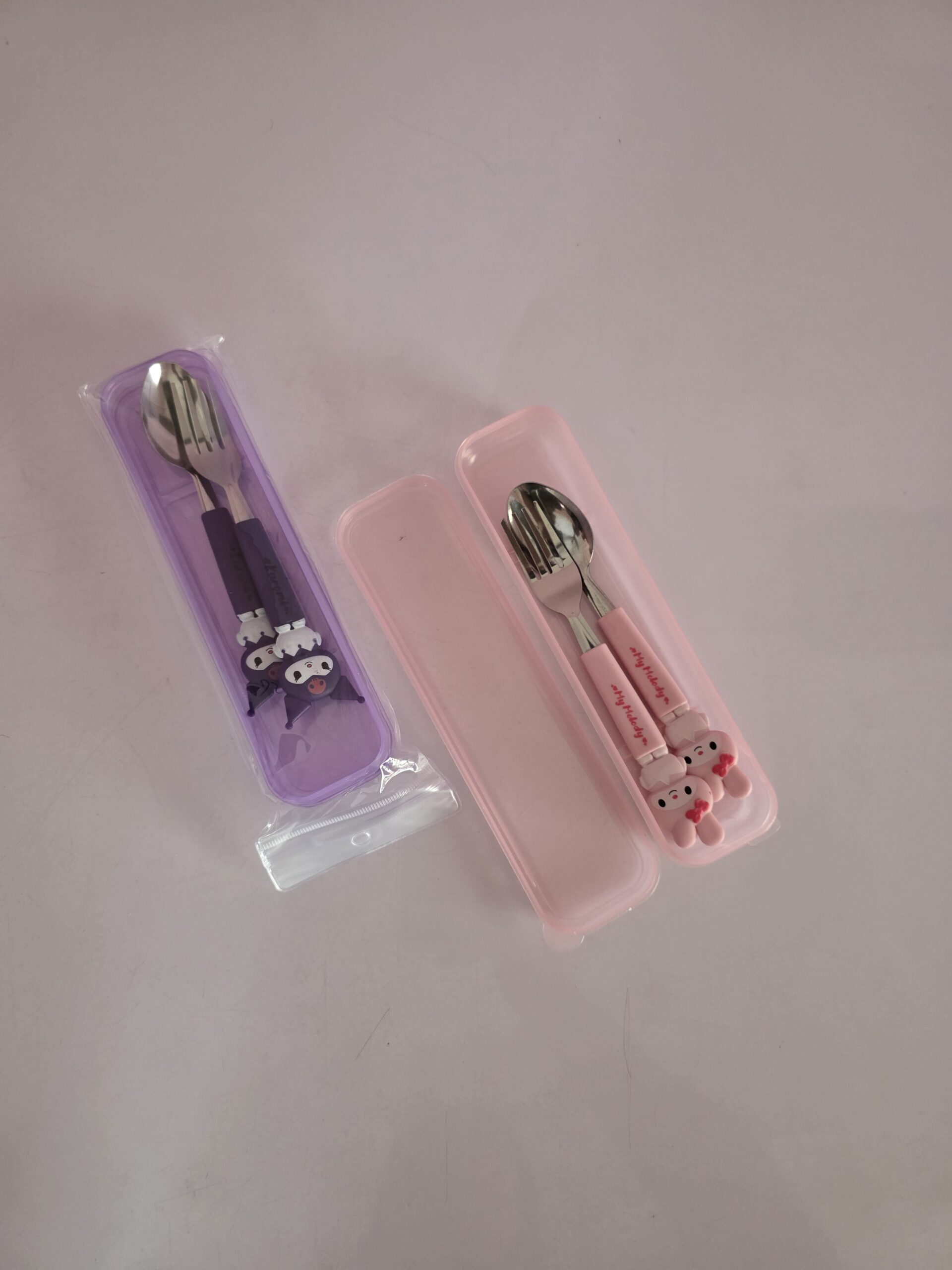 Sanrio Spoon and Fork in a Case - Image 6