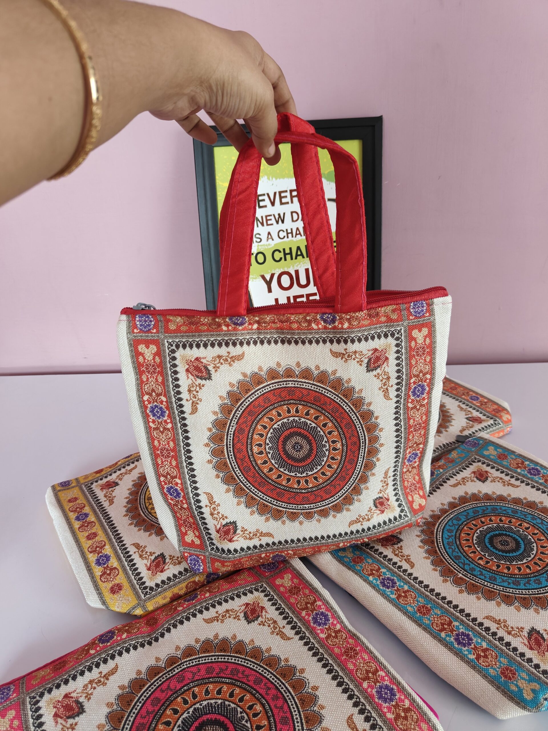Mandala Jute Bags - Image 3