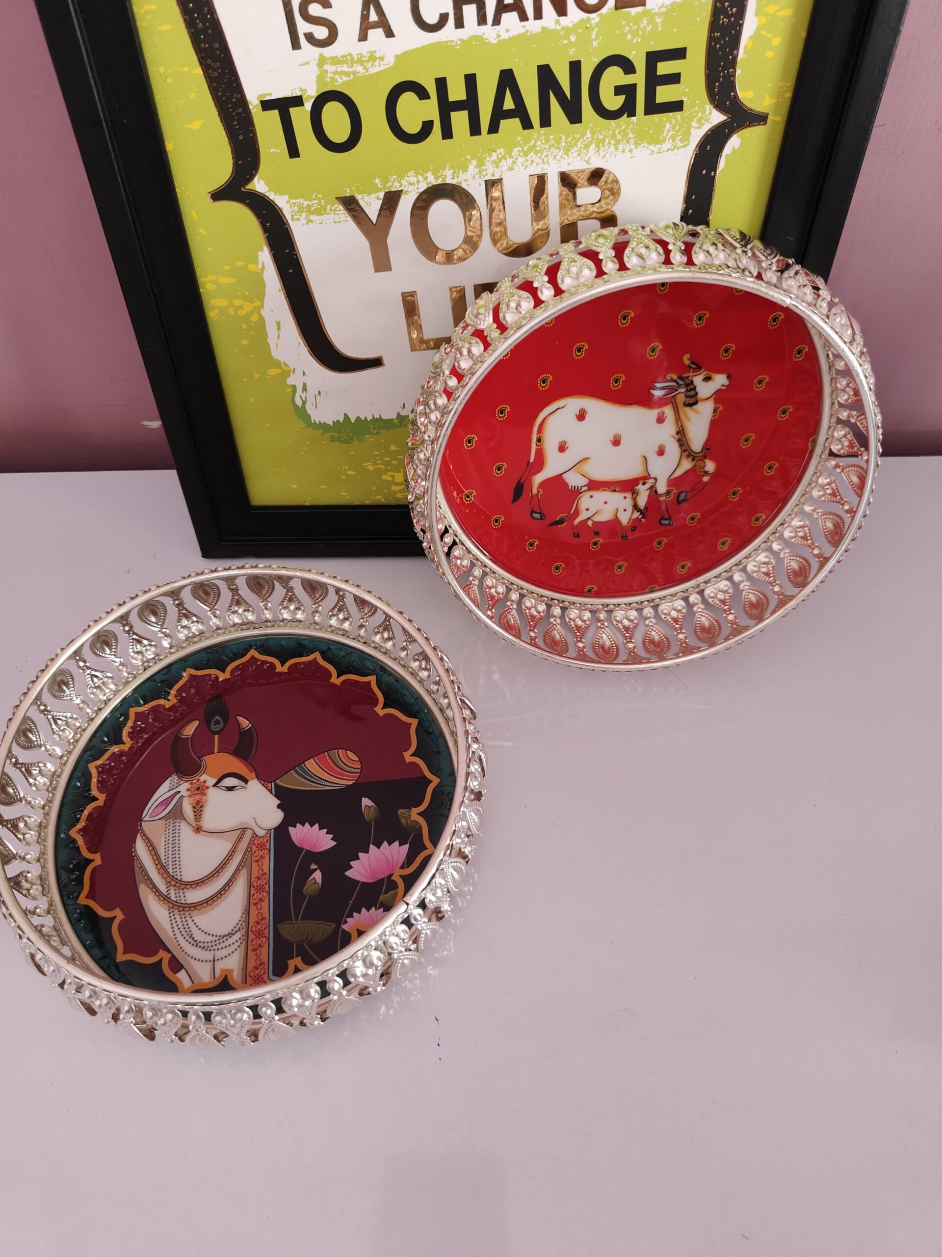 German Silver Tray - 6 inches - Image 3
