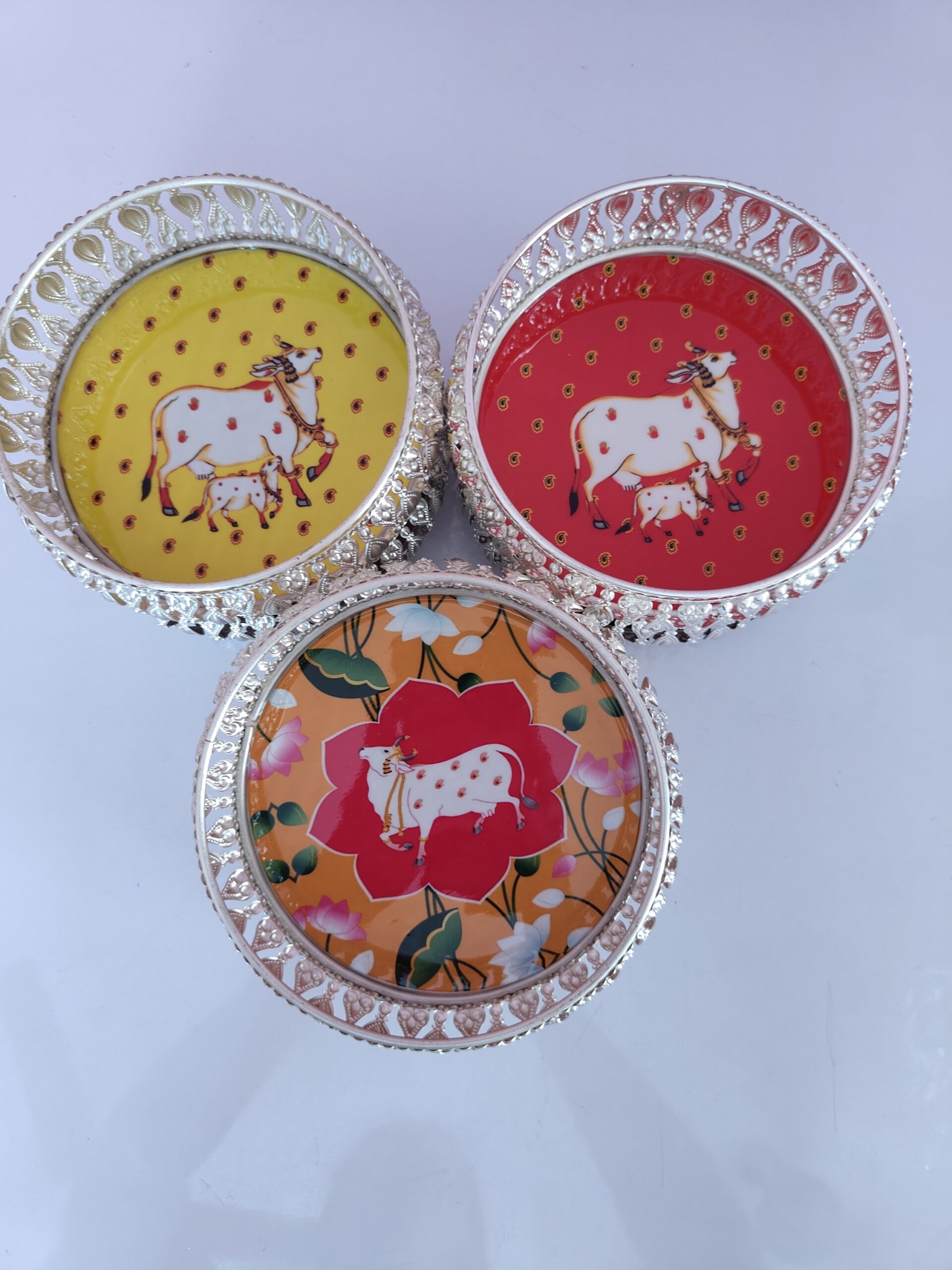 German Silver Tray - 6 inches - Image 6