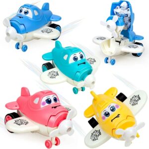 Deformation Aeroplane Robot Toy