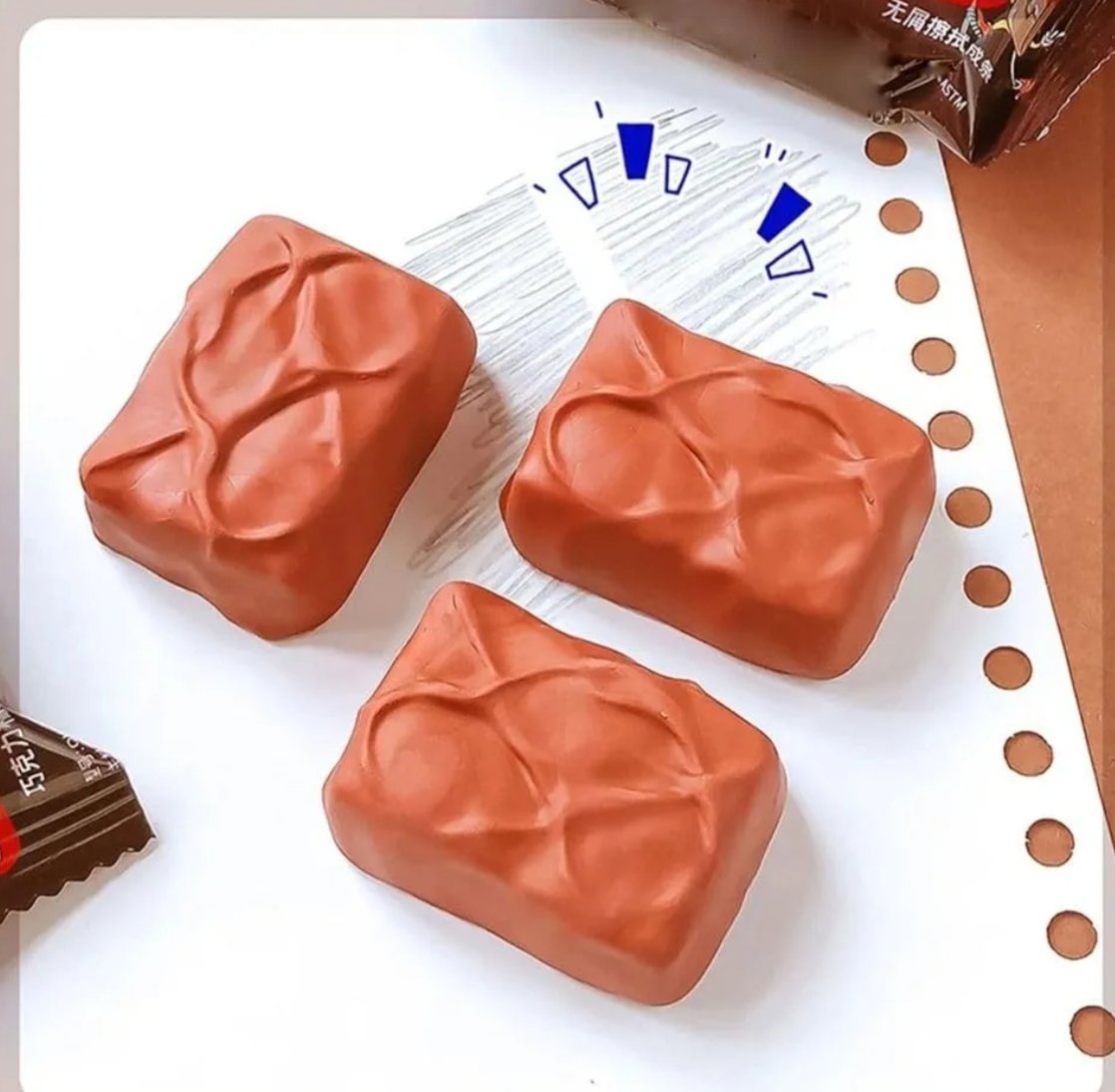 Chocolate Bar Eraser - Image 3