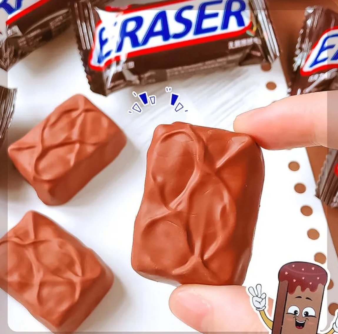 Chocolate Bar Eraser - Image 8