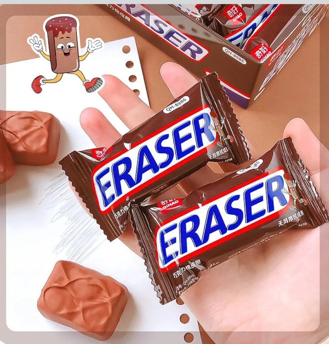 Chocolate Bar Eraser - Image 7