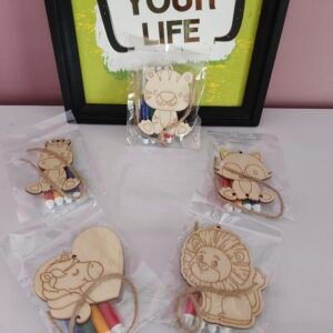 DIY Wooden Animal Painting Kit (1 Piece)