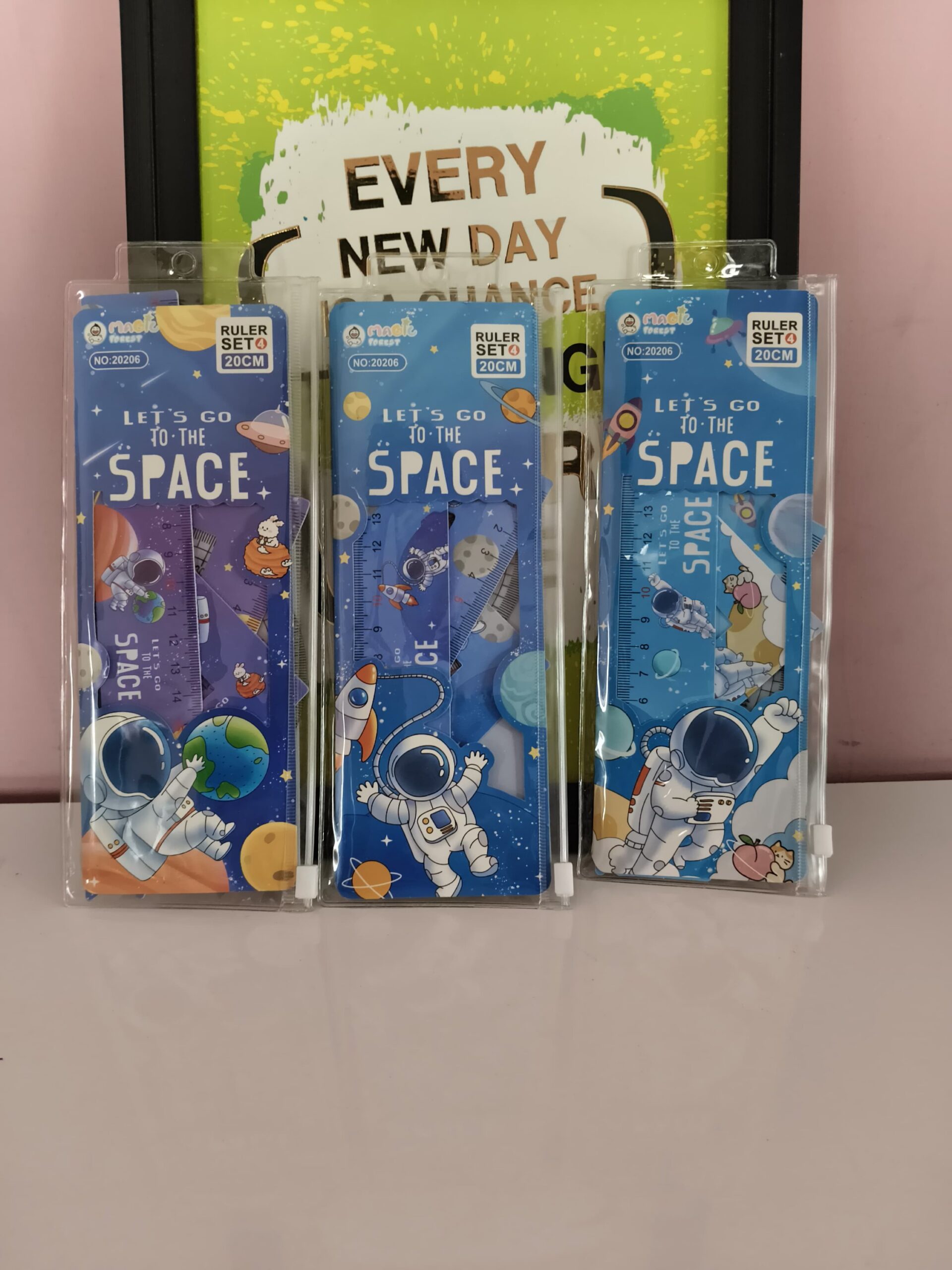 Geometry Ruler Set With Transparent Pouch - Image 3