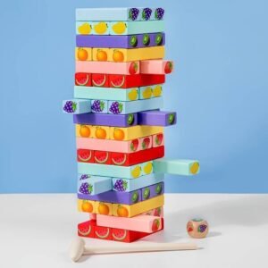 Jenga Blocks - Fruits theme