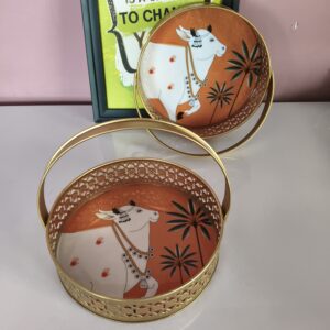 8 Inches Circle Metal basket