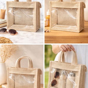 Transparent Jute bags