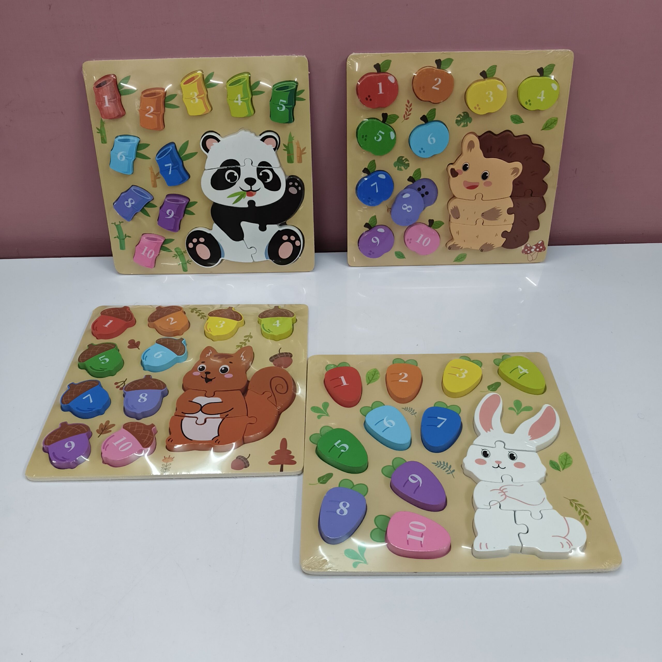 Count And Match Number Chunky Puzzle Board - Image 2