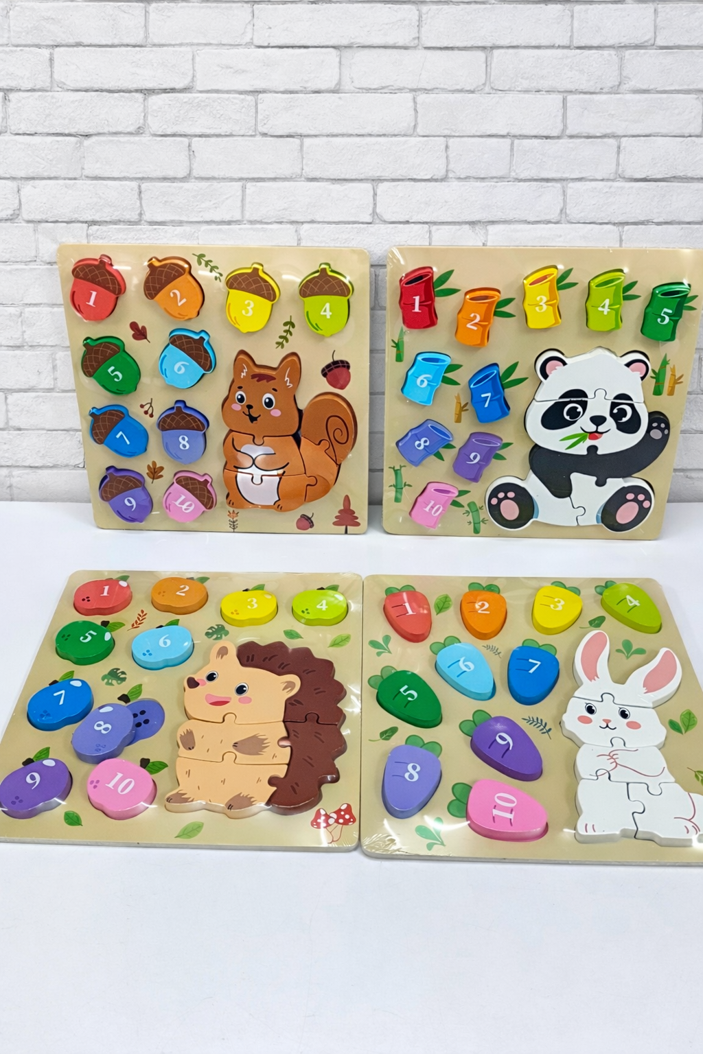 Count And Match Number Chunky Puzzle Board