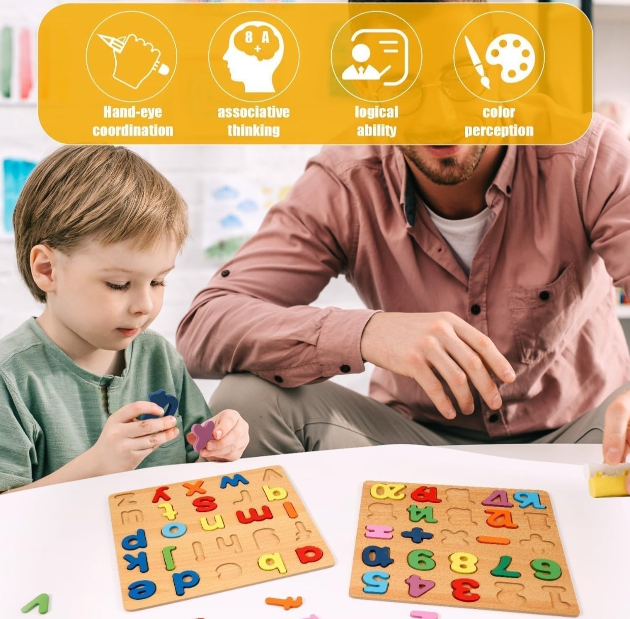 Wooden Puzzle Board For Kids - Image 5