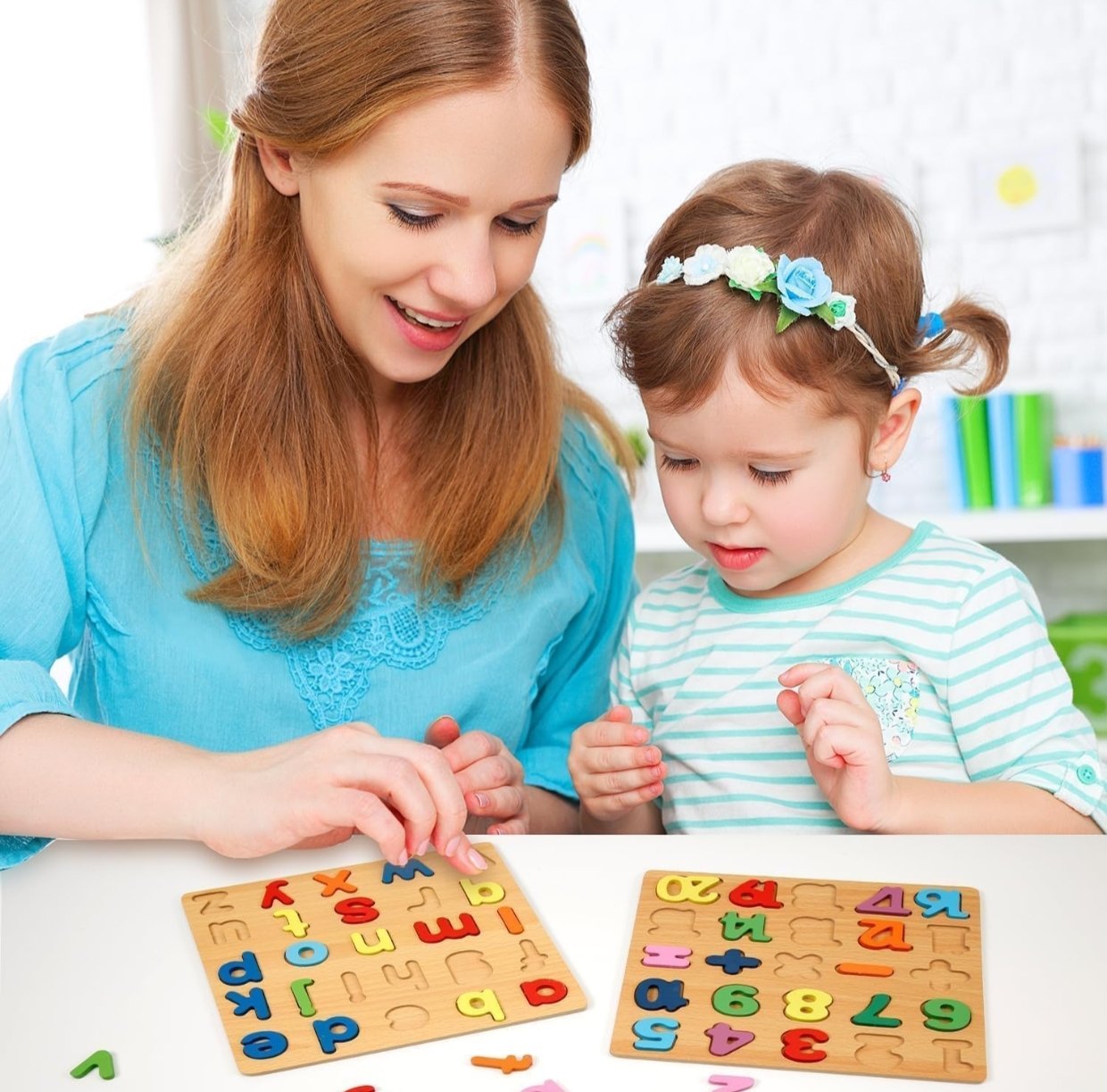 Wooden Puzzle Board For Kids - Image 3