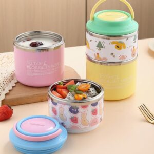 Double Layer Insulated Lunch Box