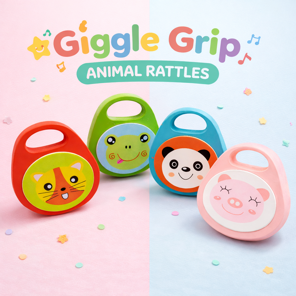 Giggle Grip Animal Rattles - Image 4