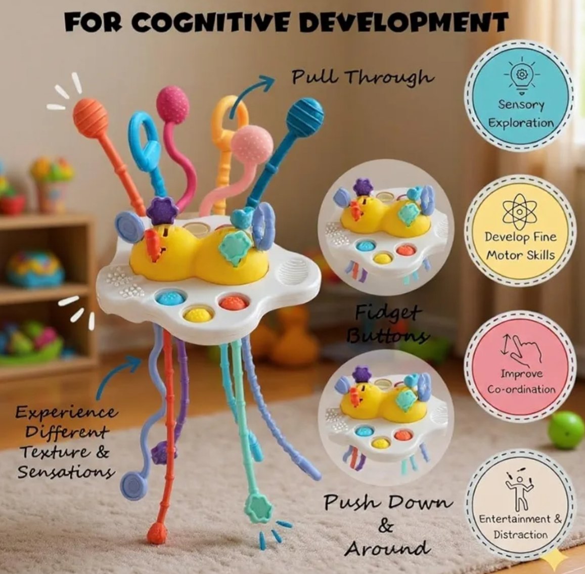 Drawstring Puller - Sensory Toy