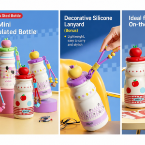 Fruits Sipper Insulated Bottle