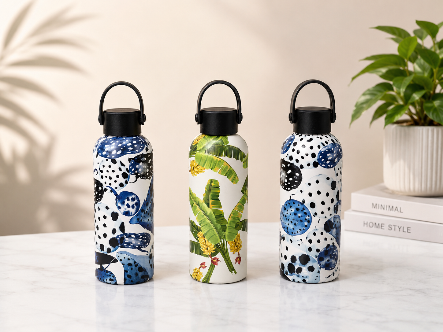 Premium Printed 500 ml Insulated Bottle With Handle - Image 2